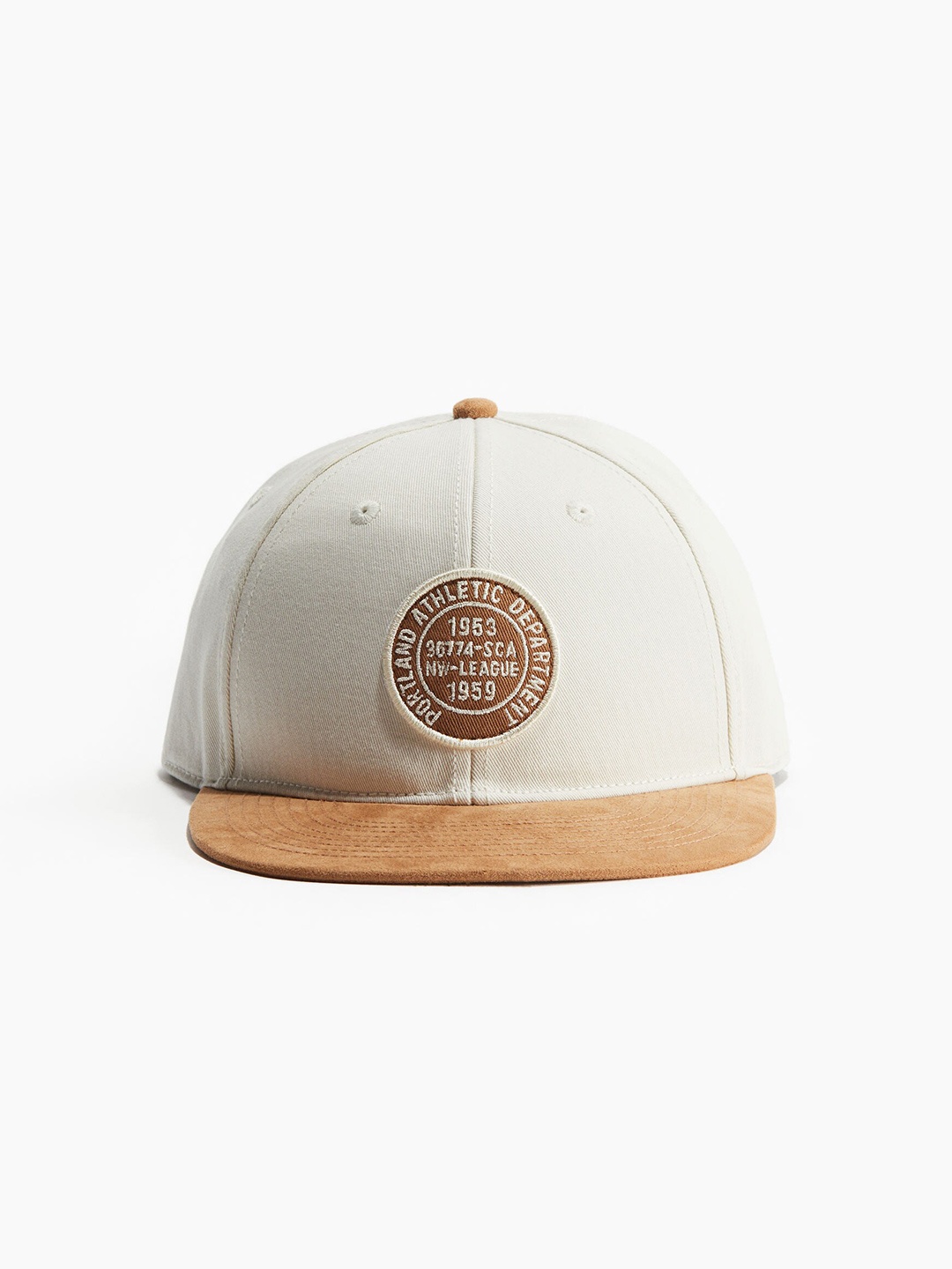 

H&M Men Cap With An Applique, Beige