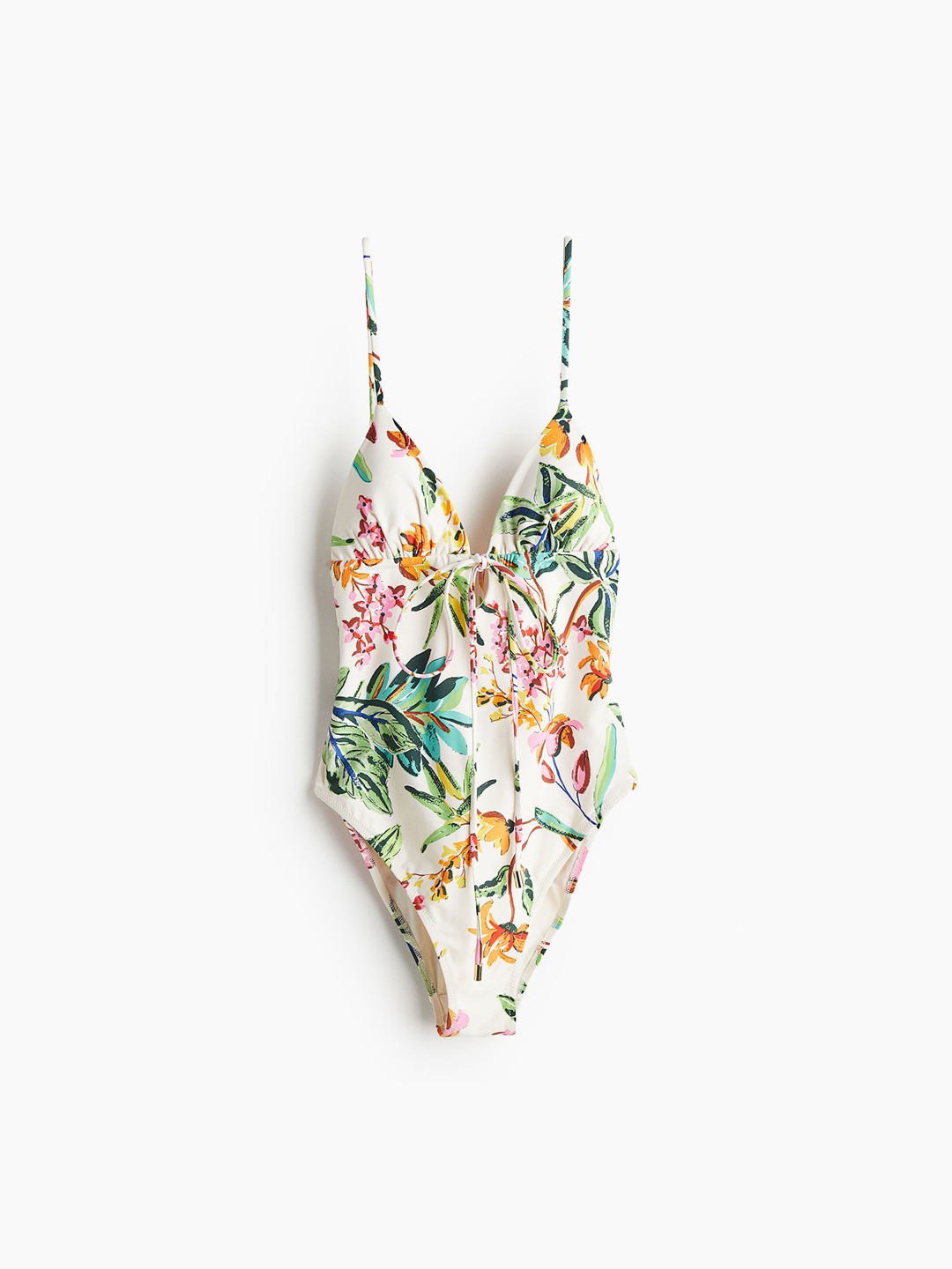 

H&M Women Padded-Cup Swimsuit, White