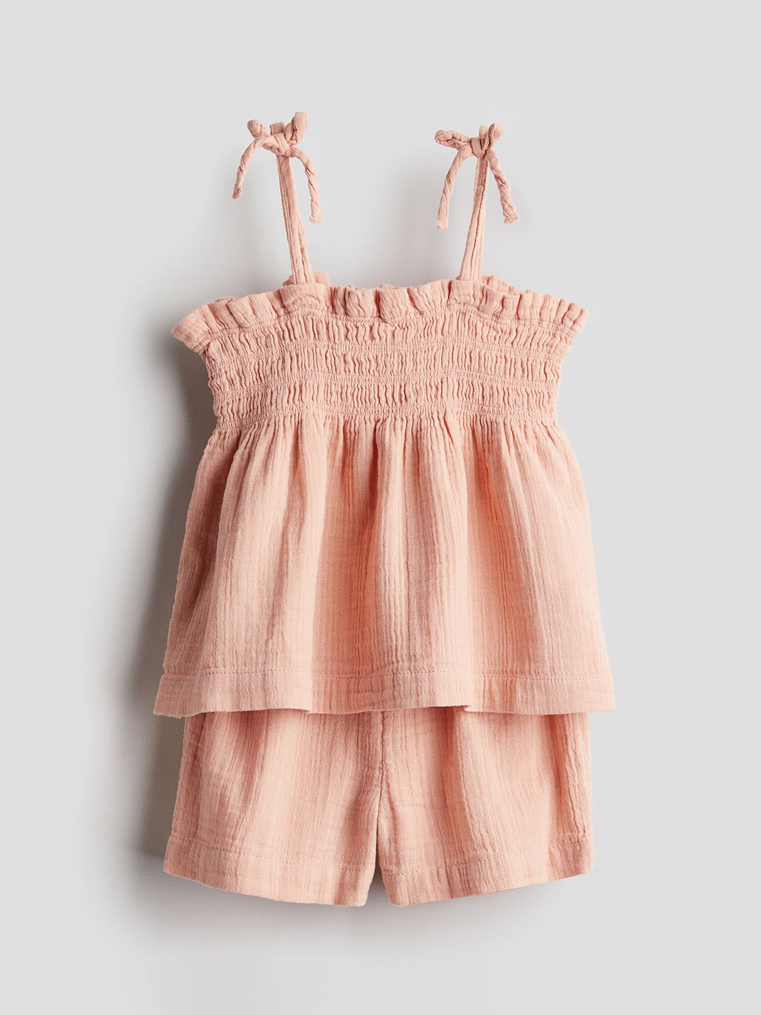 

H&M Girls Pure Cotton 2-Piece Muslin Set, Pink