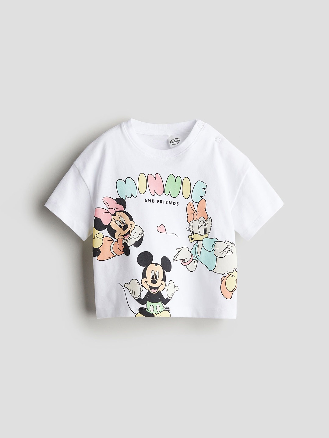 

H&M Girls Printed Cotton Jersey T-shirt, White