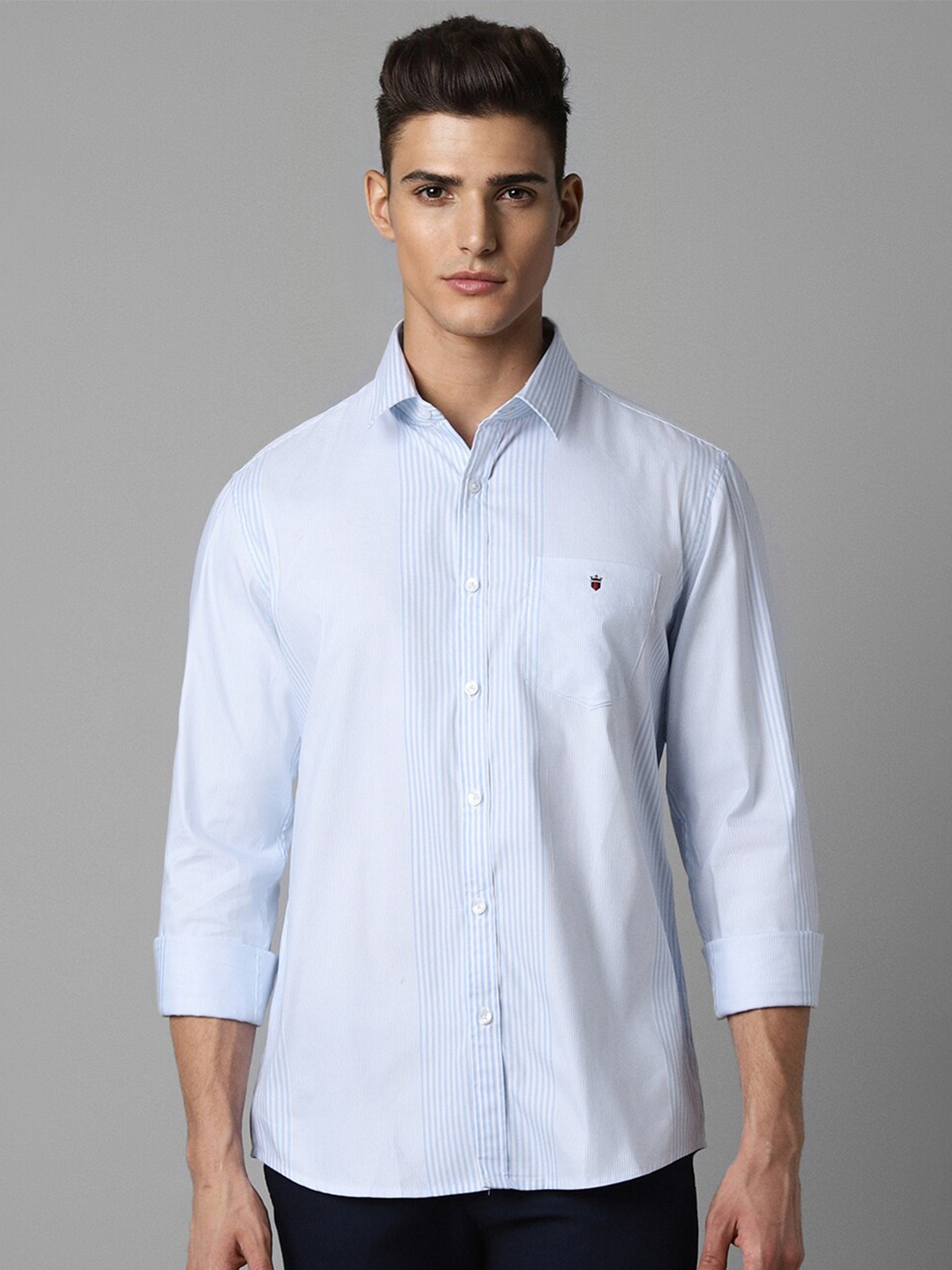 

Louis Philippe Sport Slim Fit Cotton Casual Shirt, Blue