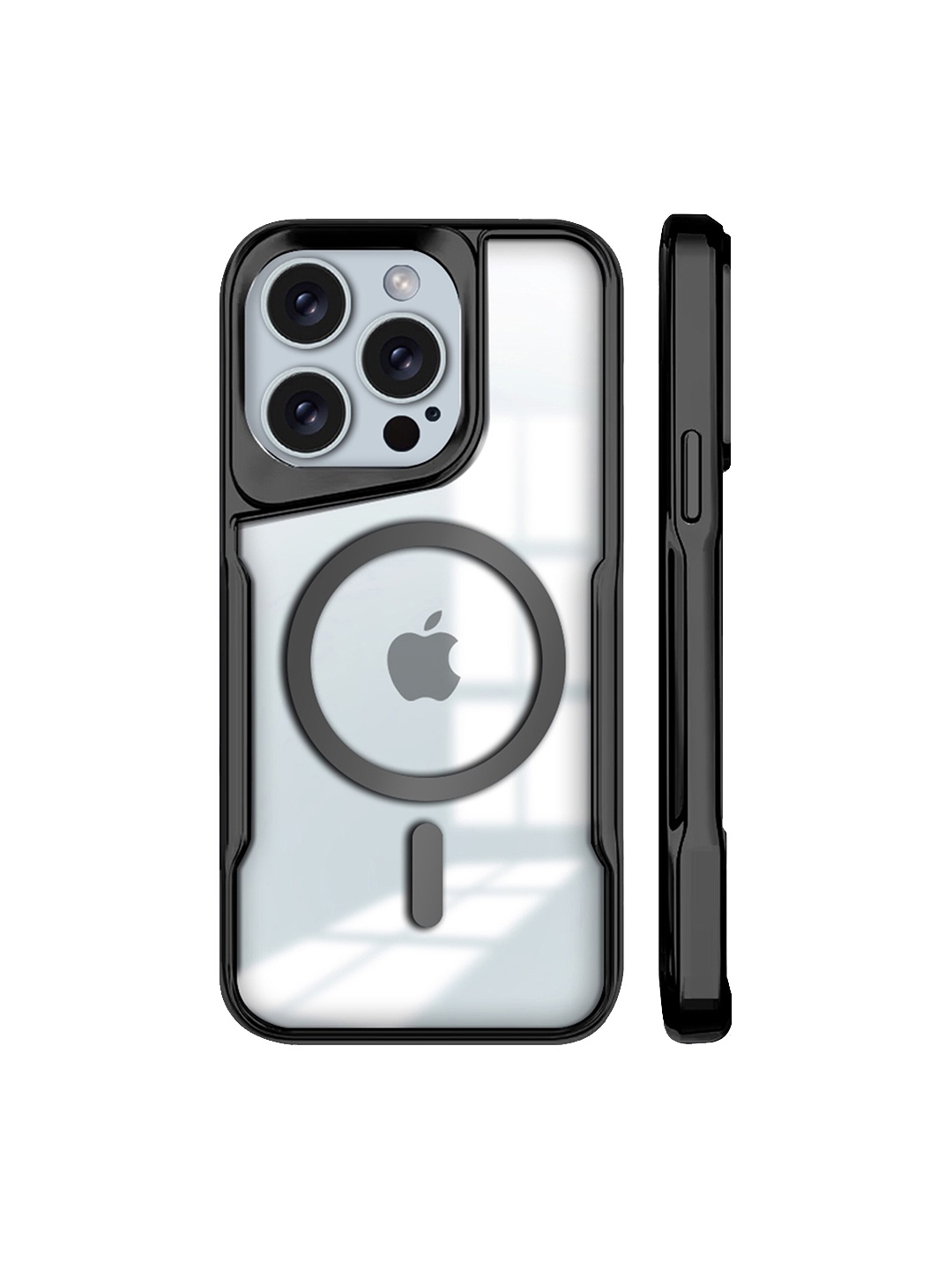 

Karwan iPhone 15 Pro Back Case, Black