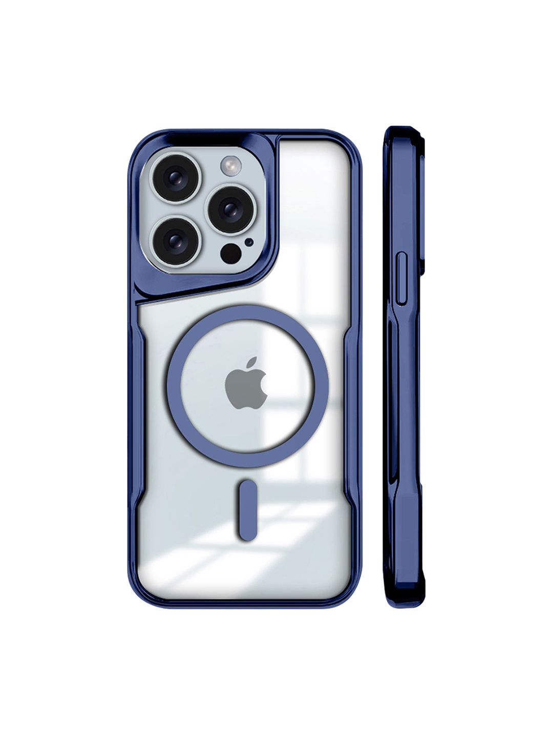 

Karwan Electroplated iPhone 14 Pro Back Case Cover, Blue
