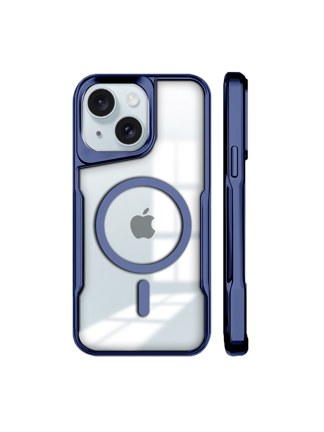 

Karwan iPhone 15 Plus Back Case, Blue
