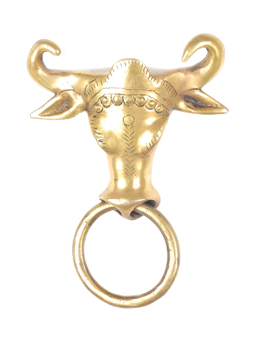 

Indianshelf Brass Bull Towel Hanger, Gold