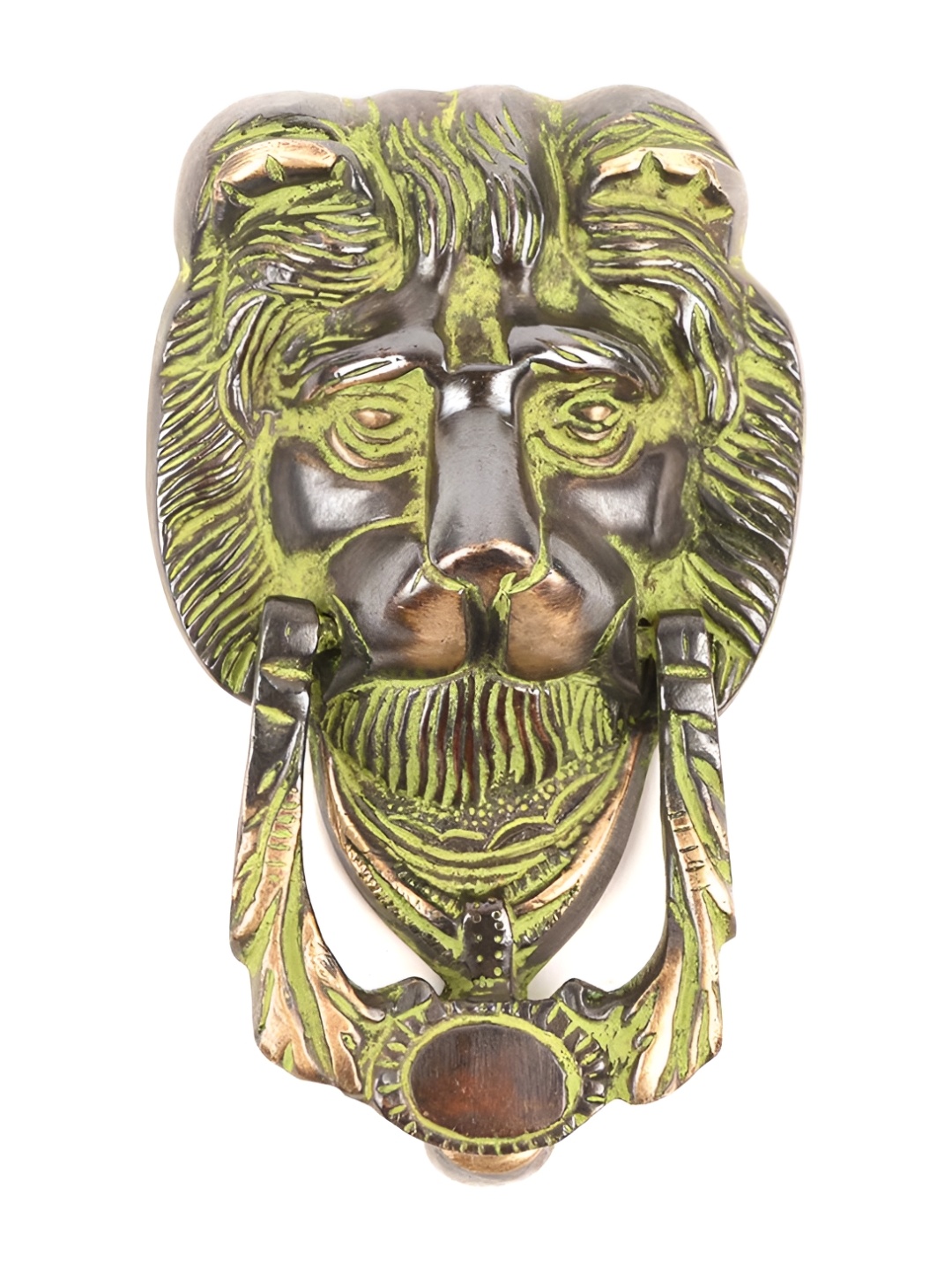 

Indianshelf Black & Beige Lion Door Knocker