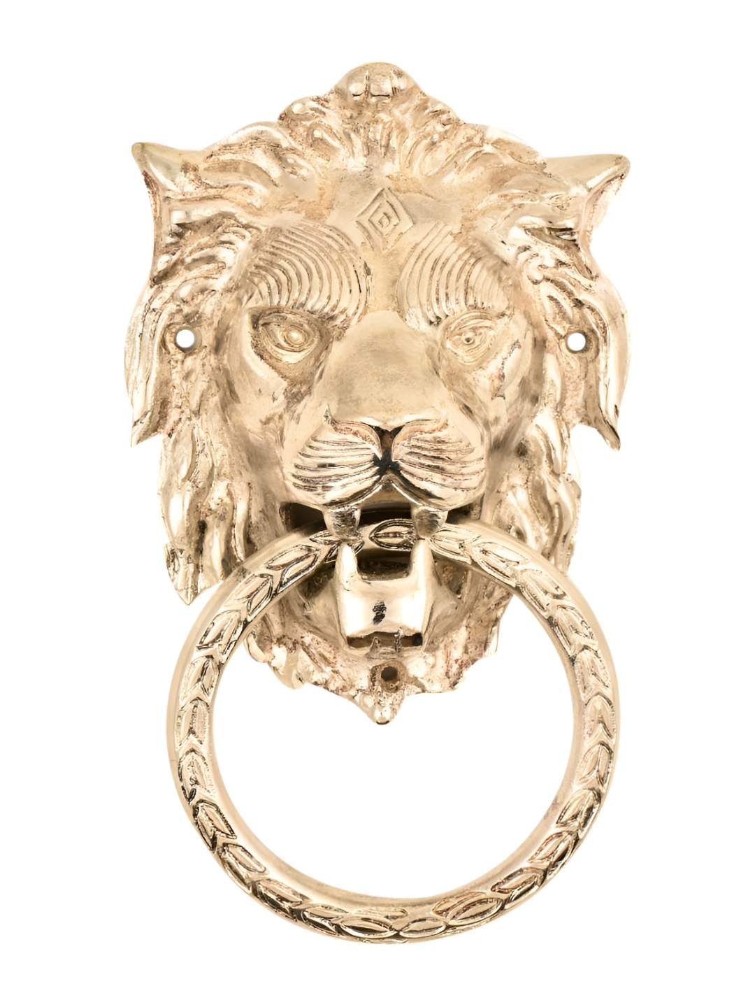 

Indianshelf Beige Lion Head Door Knocker