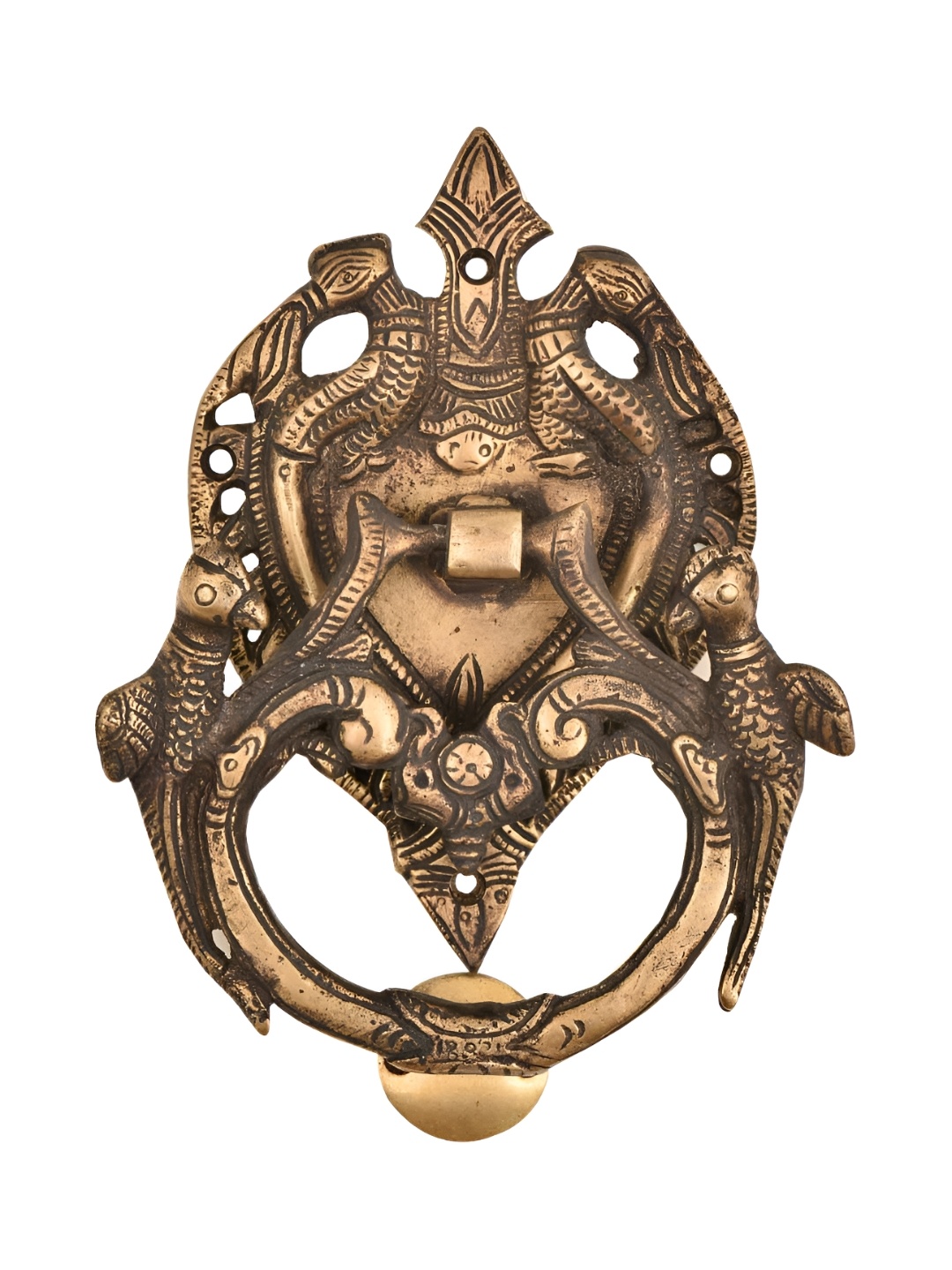 

Indianshelf Beige Traditional Birds Door Knocker