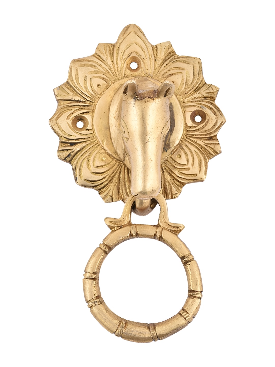 

Indianshelf Beige Horse Head Door Knocker