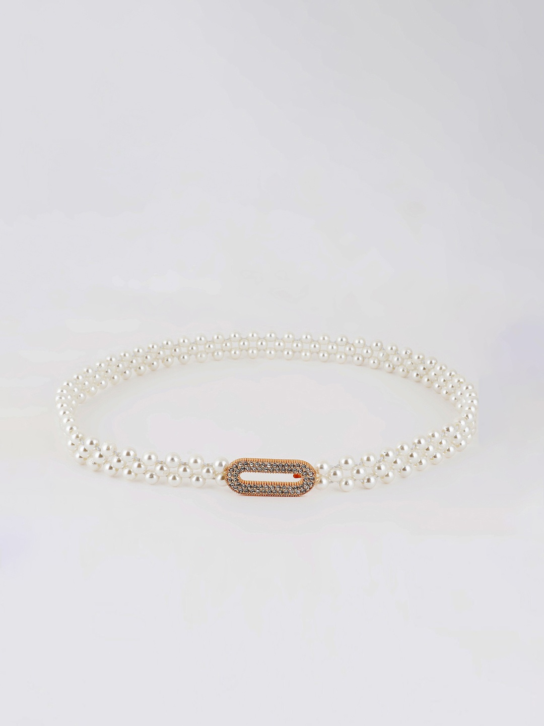 

Style Shoes Women Stretchable Belt, White
