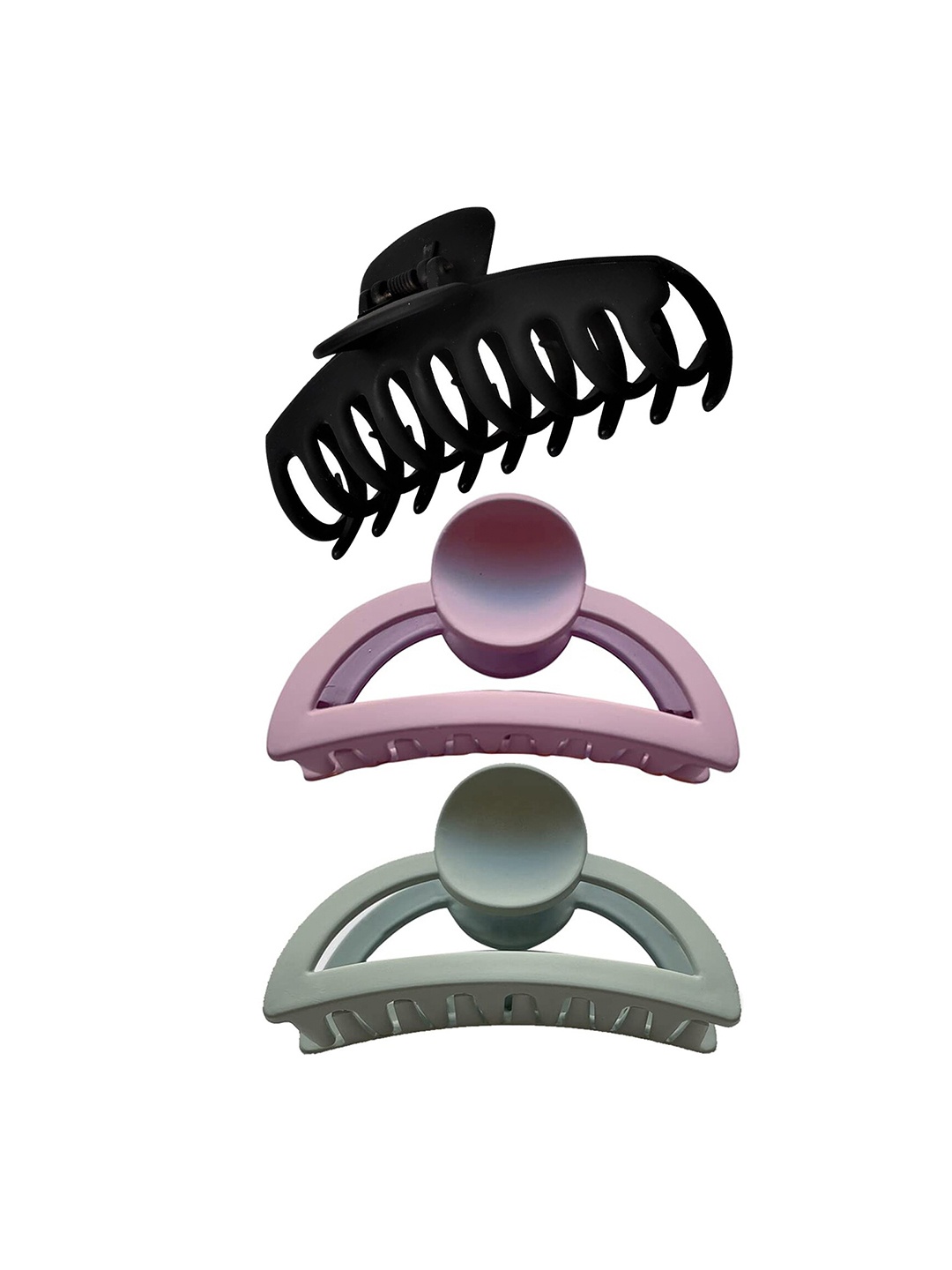 

Xivir Women Set of 3 Claw Clips, Green