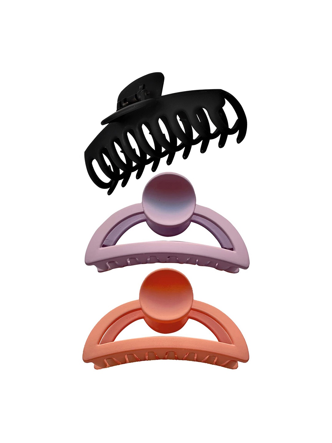 

Xivir Set of 3 Claw Clip, Peach