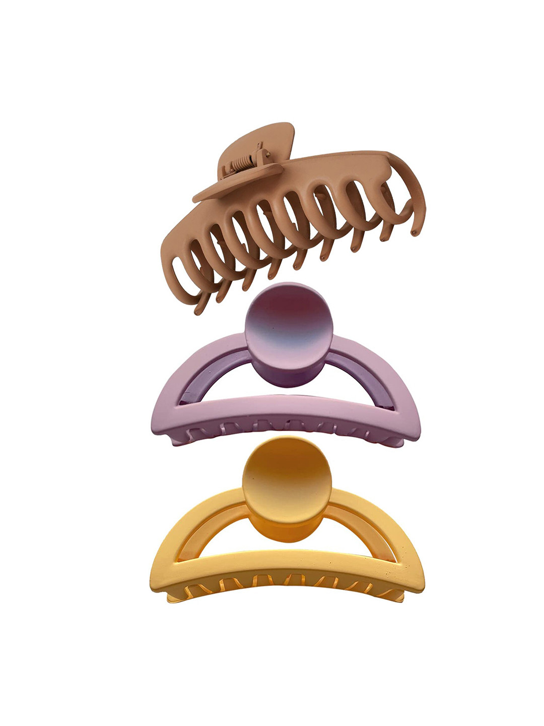 

Xivir Set of 3 Claw Clips, Yellow