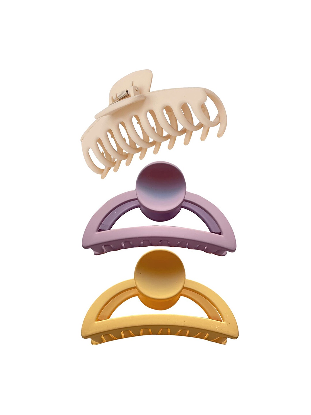 

Xivir Set of 3 Claw Clip, Purple