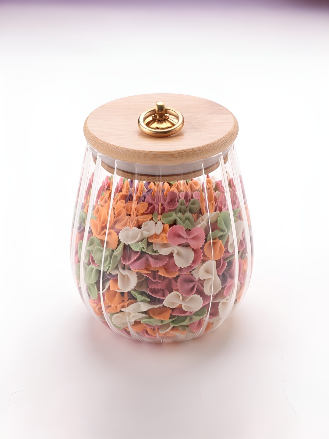 

UMAI Transparent Borosilicate Glass Jar With Bamboo Lid