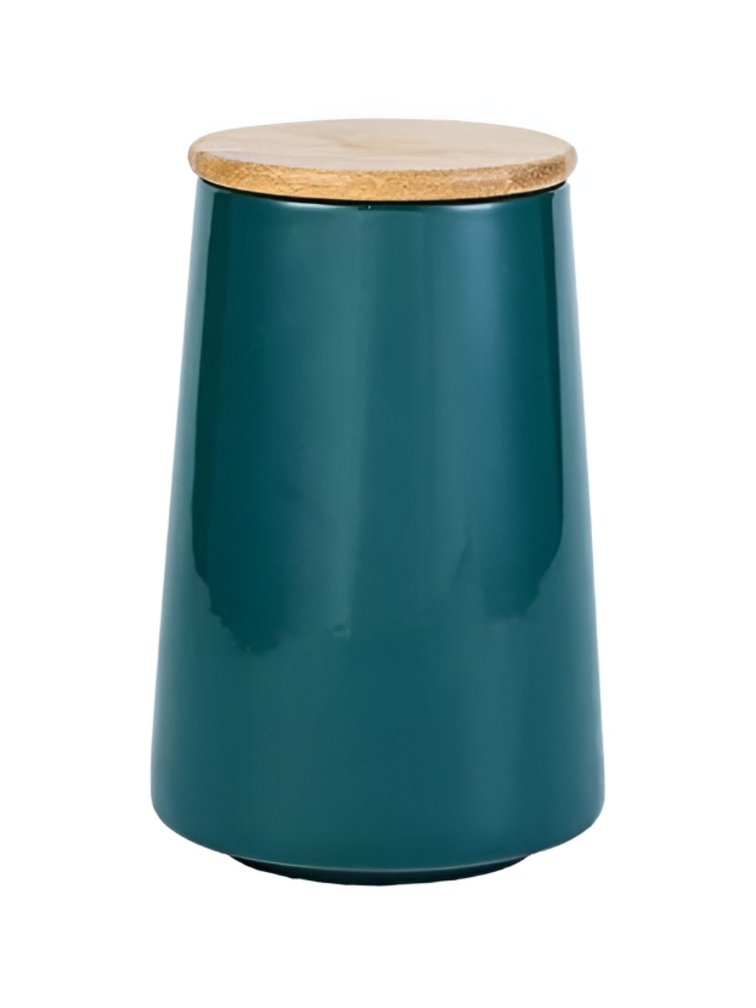 

UMAI Green Kitchen Storage Ceramic Jar With Bamboo Lid 850 ml