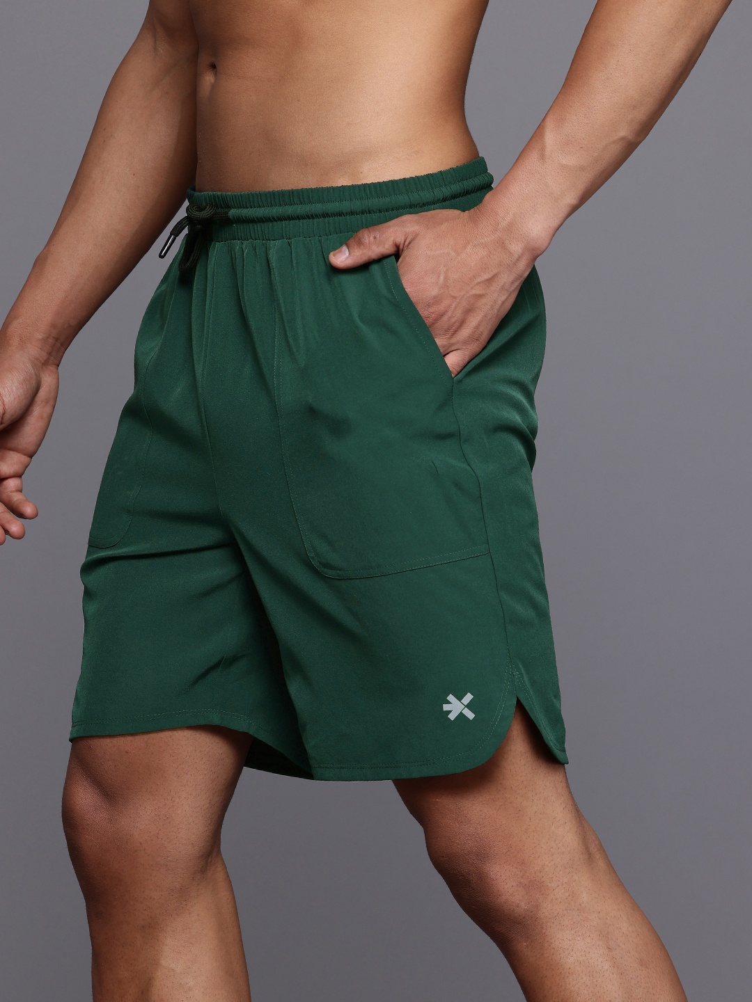 

HRX by Hrithik Roshan Men Running Sports Shorts, Olive