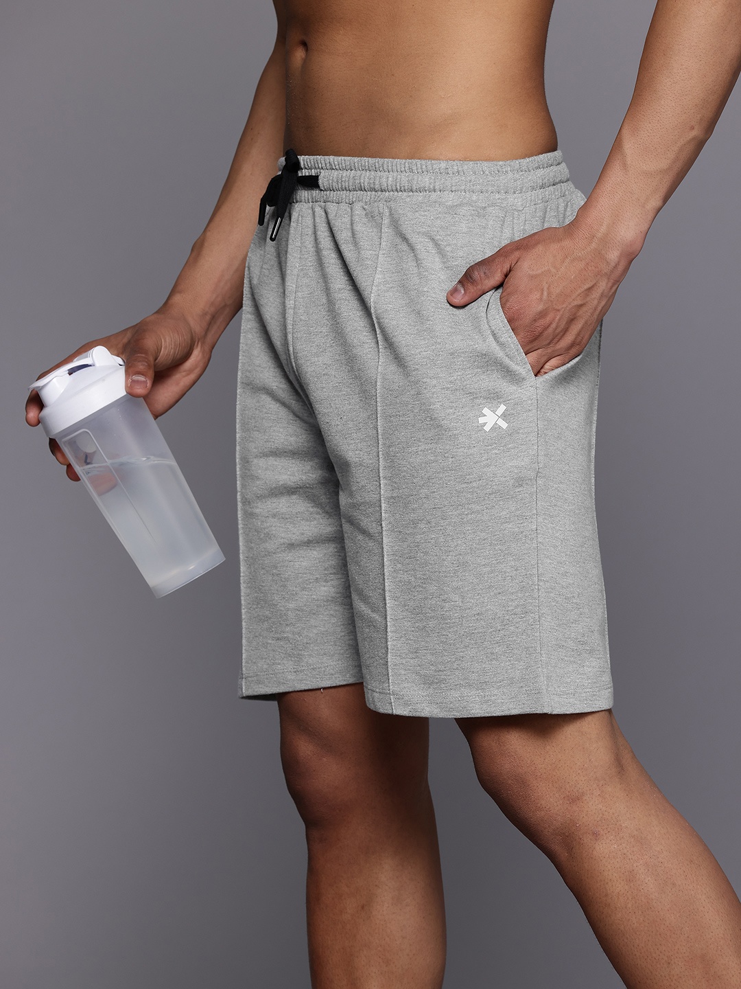 

HRX by Hrithik Roshan Lifestyle Sports Shorts, Grey