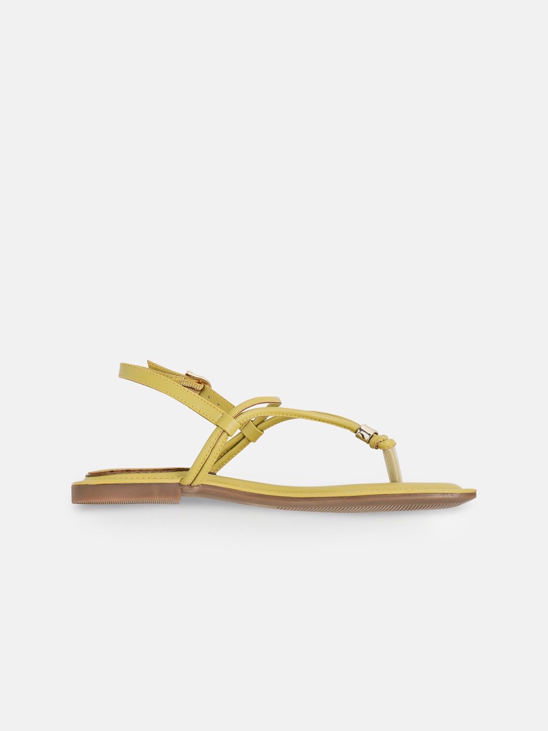 

Kenneth Cole Open Toe T-Strap Flats, Yellow