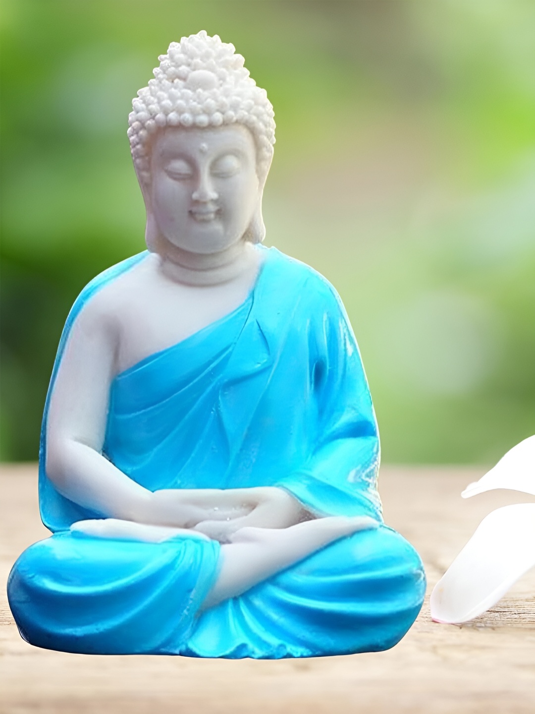 

WENS Blue & White Buddha Idol Showpiece