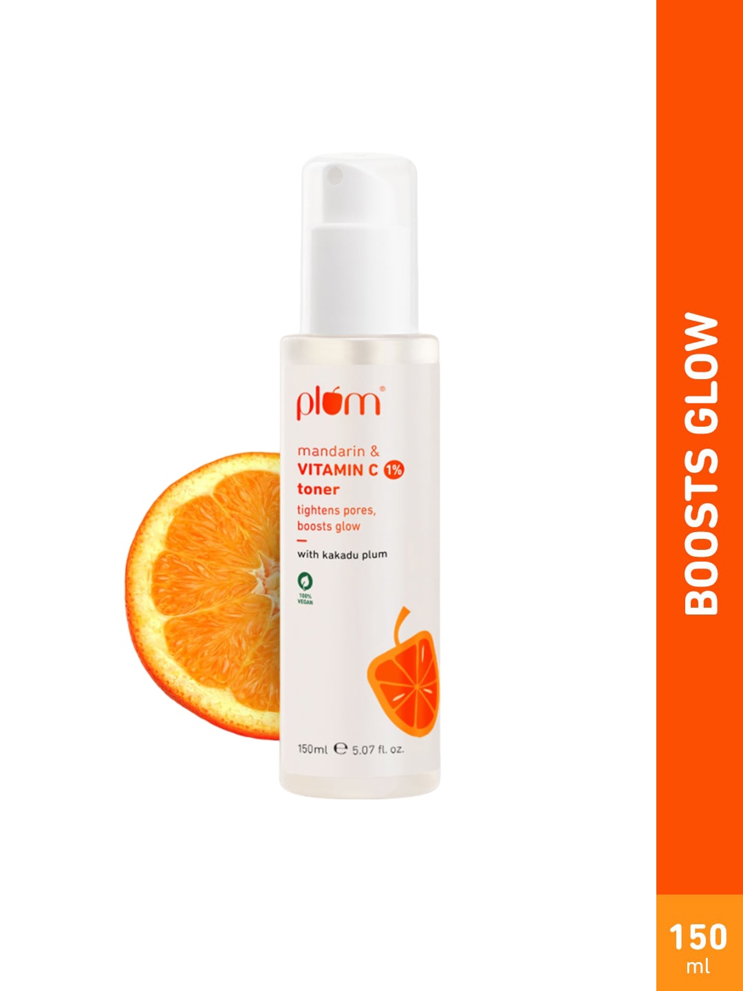 

Plum Mandarin & Vitamin C Toner with Kakadu Plum - 150ml, White