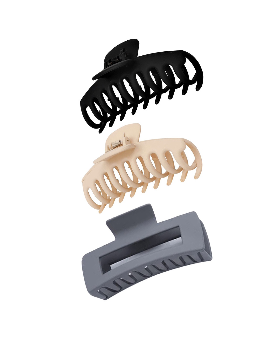 

Xivir Set of 3 Claw Clip, Grey
