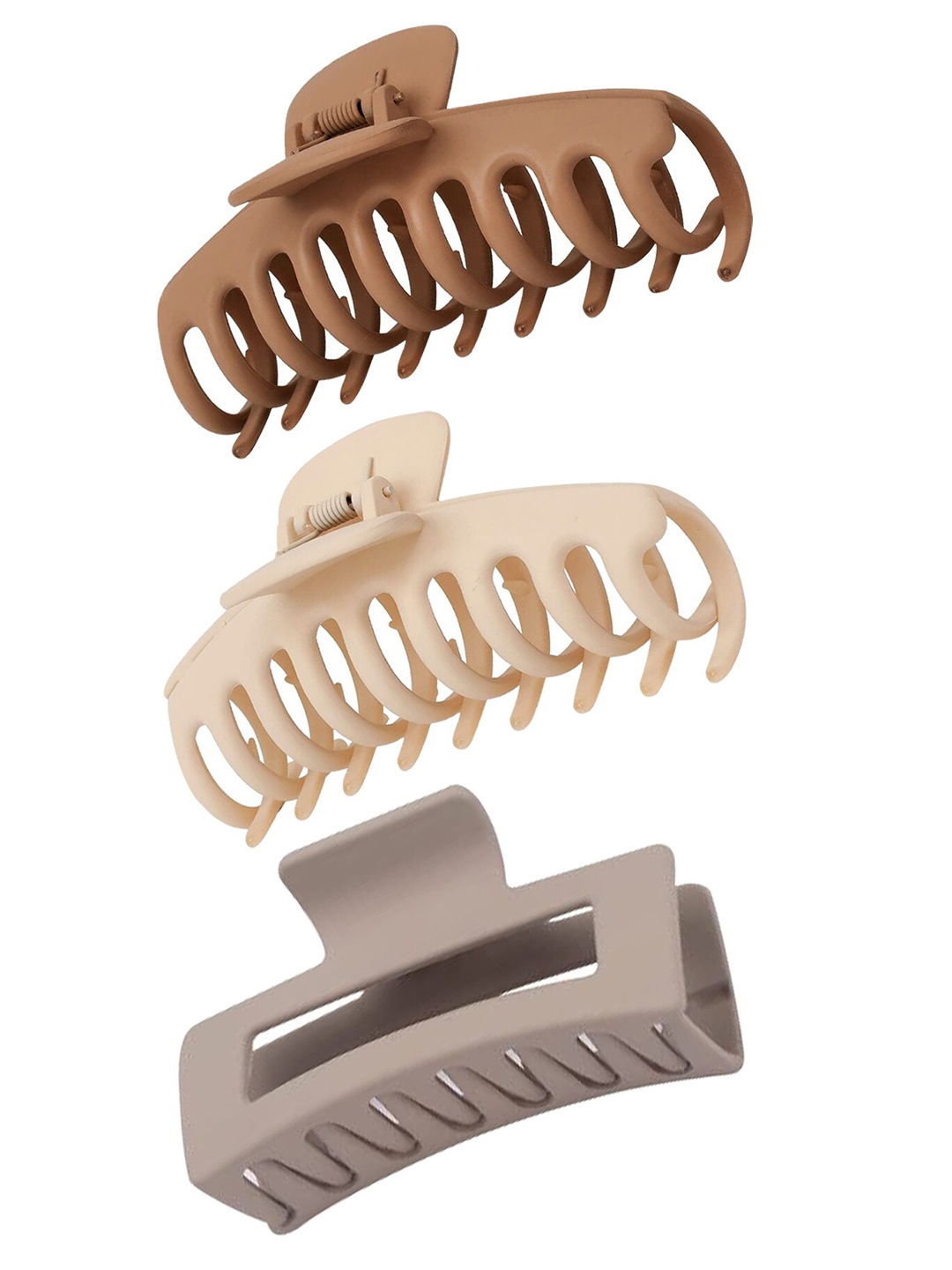 

Xivir Set of 3 Claw Clip, Brown