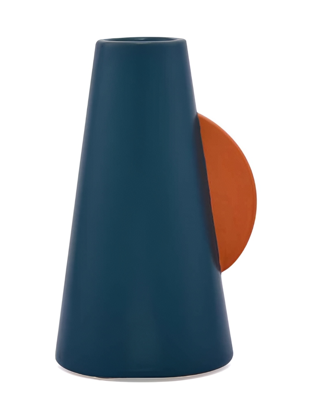 

Athome by Nilkamal Blue Cone Shaped Tabletop Vase