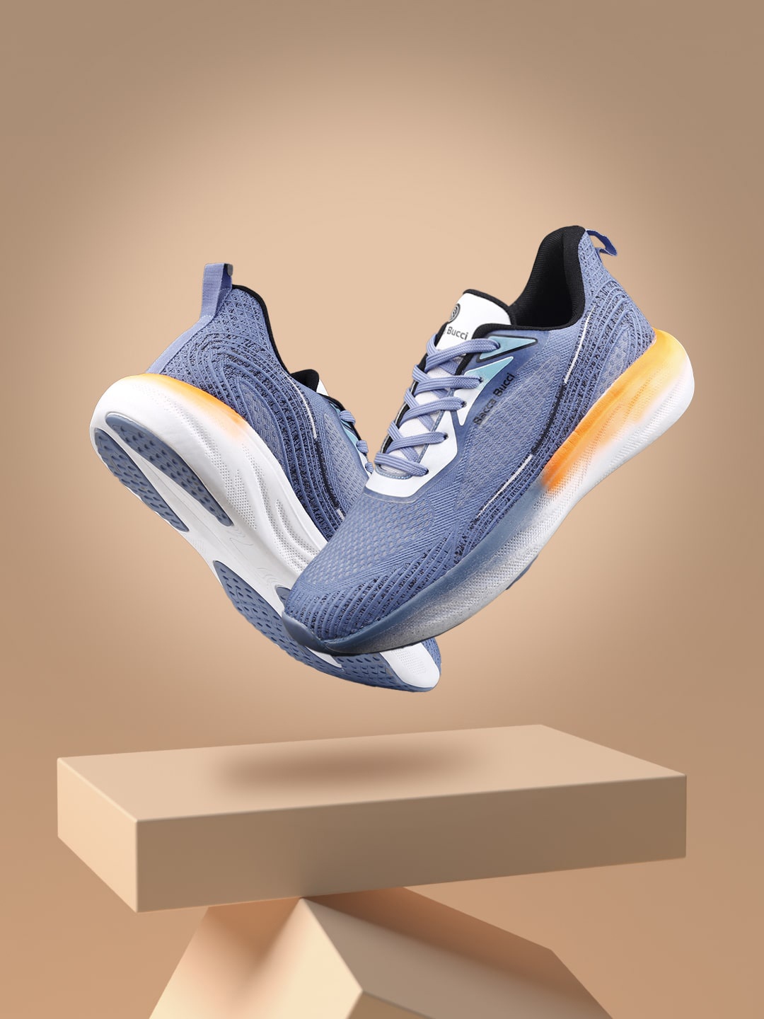 

bacca bucci Men Horizon Mesh Running Shoes, Blue