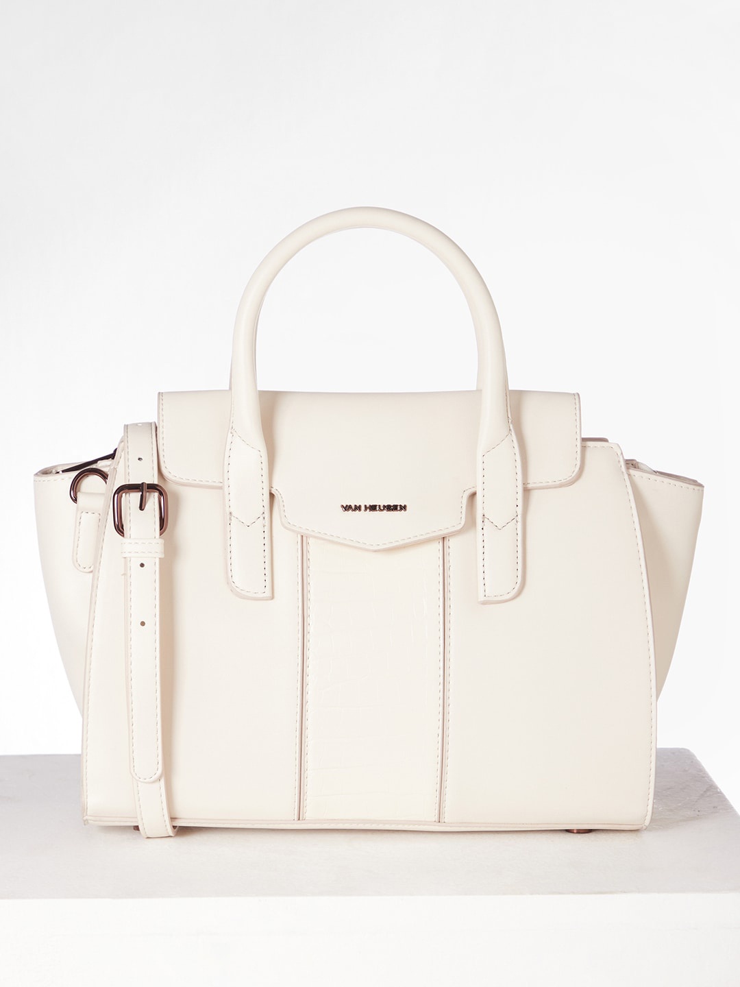 

Van Heusen Woman Structured Handheld Bag, White