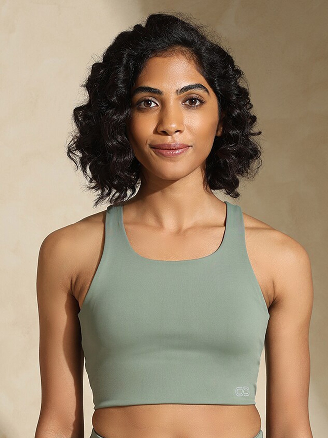

Silvertraq Anti Odour Moisture Wicking Workout Bra Full Coverage High Support Non-Wired, Green