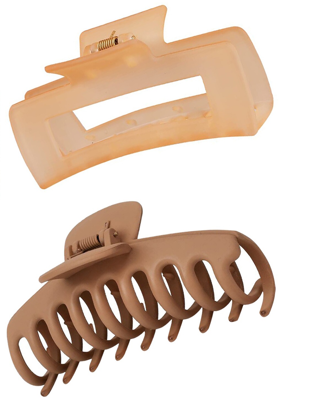

Xivir Women Set of 2 Claw Clips, Brown