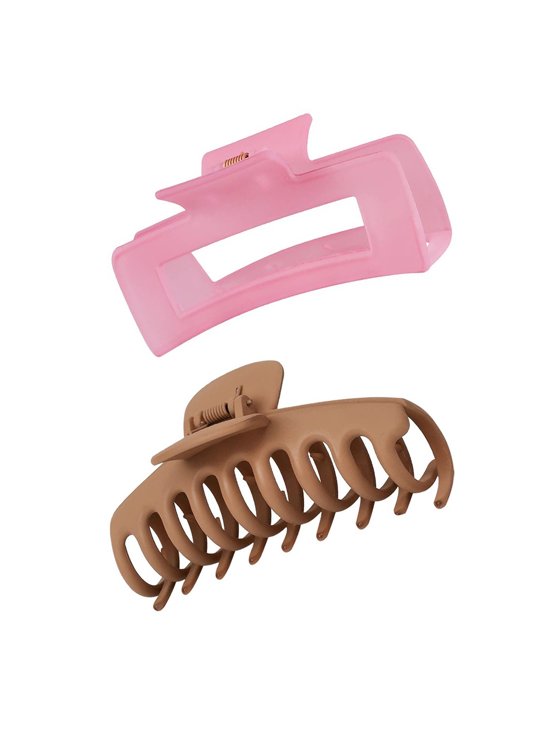 

Xivir Women Set of 2 Claw Clips, Pink