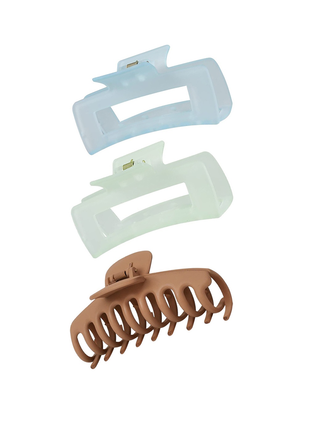 

Xivir Set of 3 Claw Clip, Brown