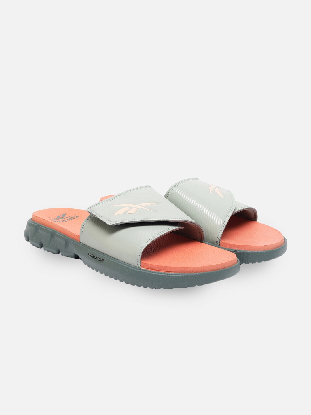 

Reebok Men Horizon Slides, Orange