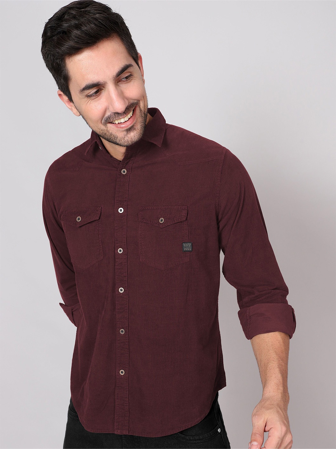 

Beyoung Corduroy Shirt, Maroon
