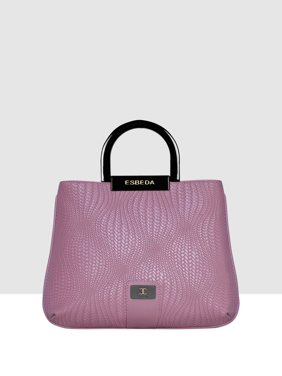 

ESBEDA Textured Structured Handheld Bag, Peach