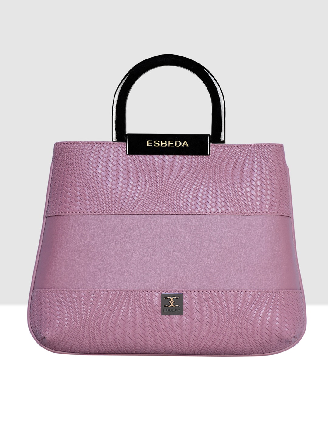 

ESBEDA Textured Structured Handheld Bag, Peach