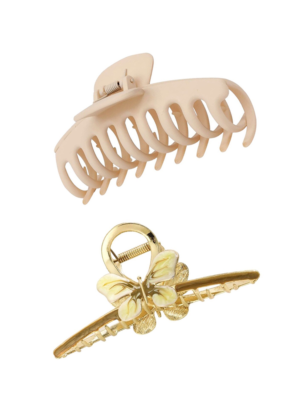 

Xivir Set of 2 Claw Clip, Off white