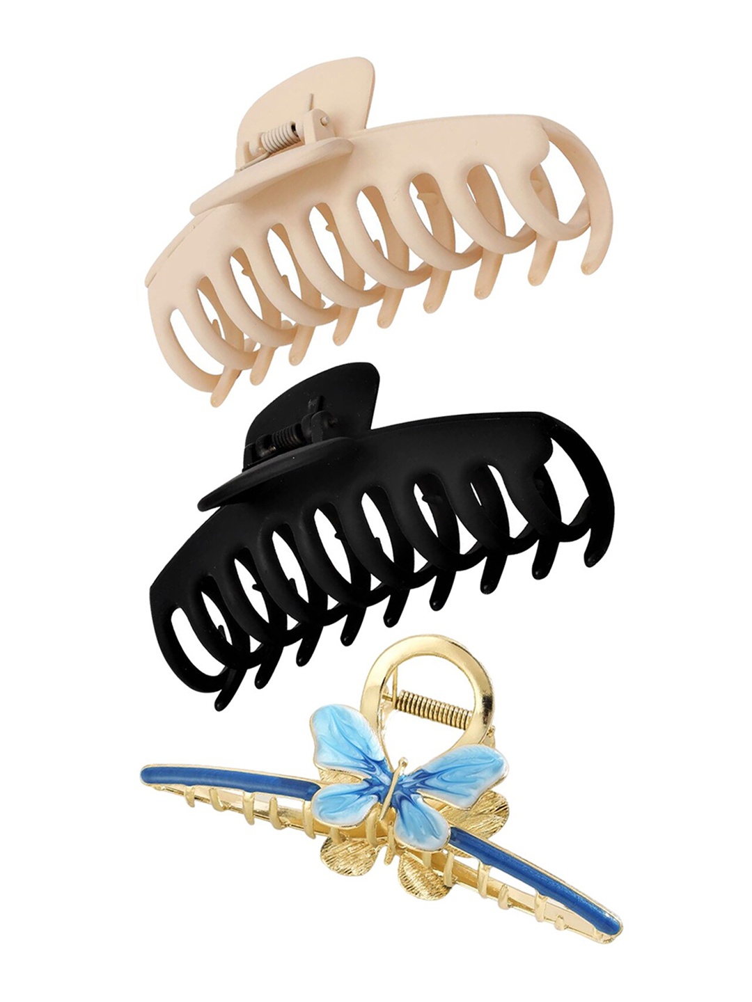 

Xivir Set of 3 Claw Clip, Black