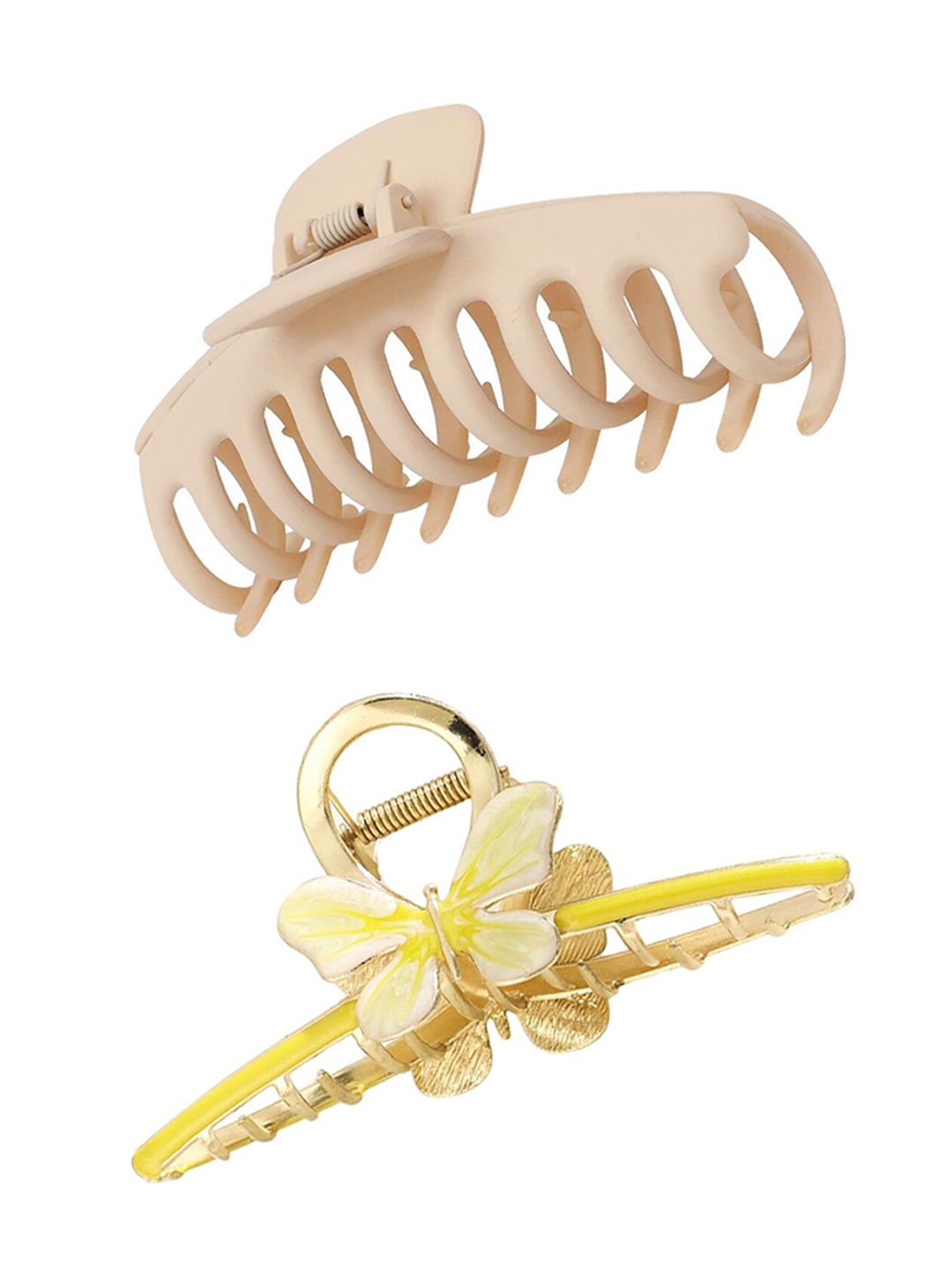 

Xivir Set of 2 Claw Clip, Off white