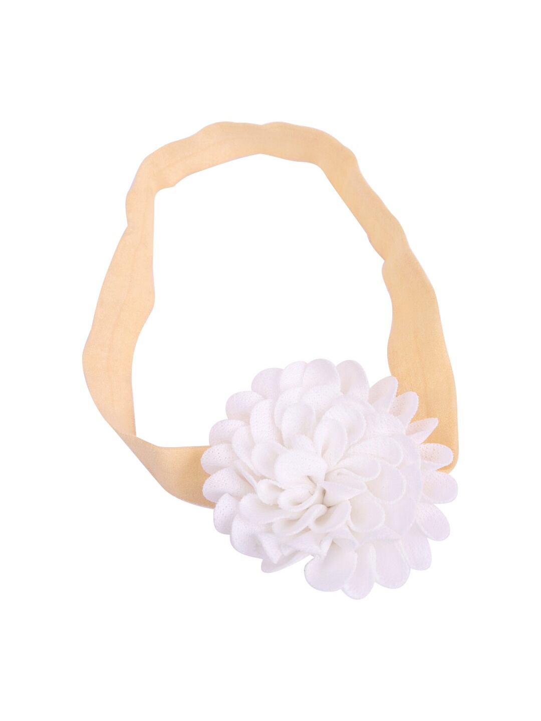 

Xivir Girls Floral Soft Stretchy Hairband, White