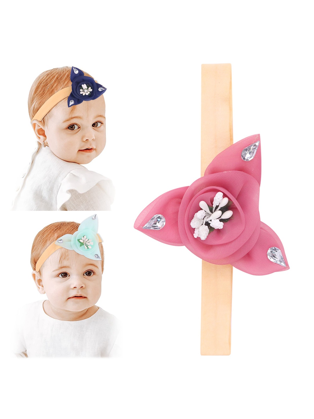 

Xivir Girls Embellished Assorted Hairband
