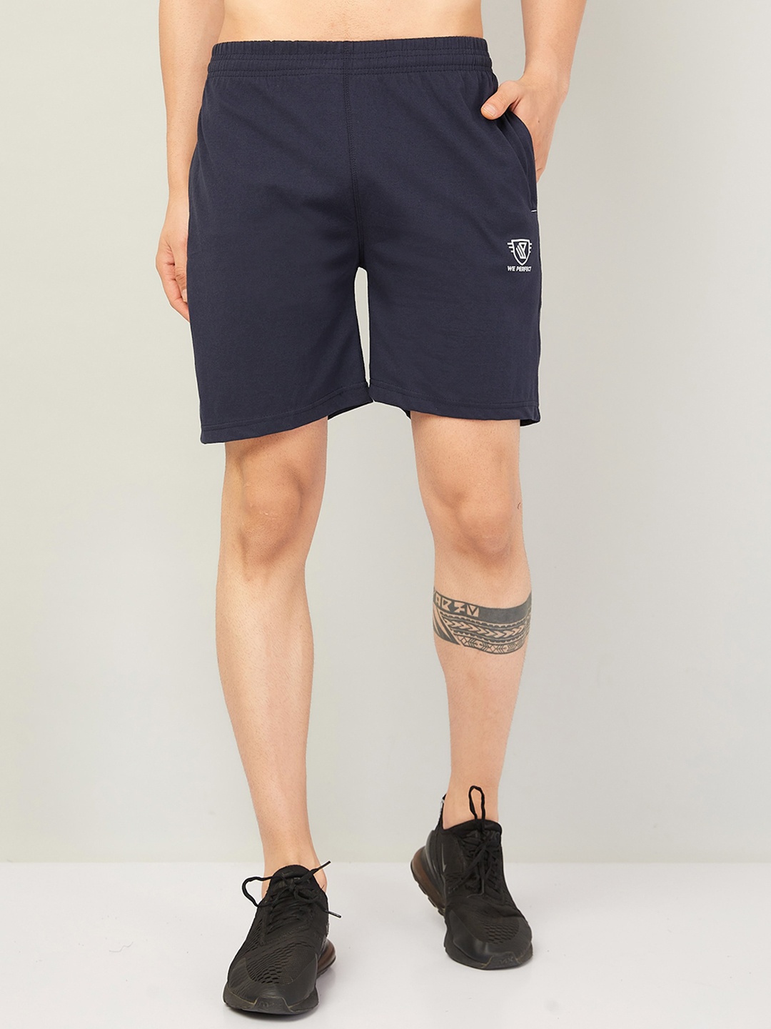 WE PERFECT Men Sports Shorts, Blue