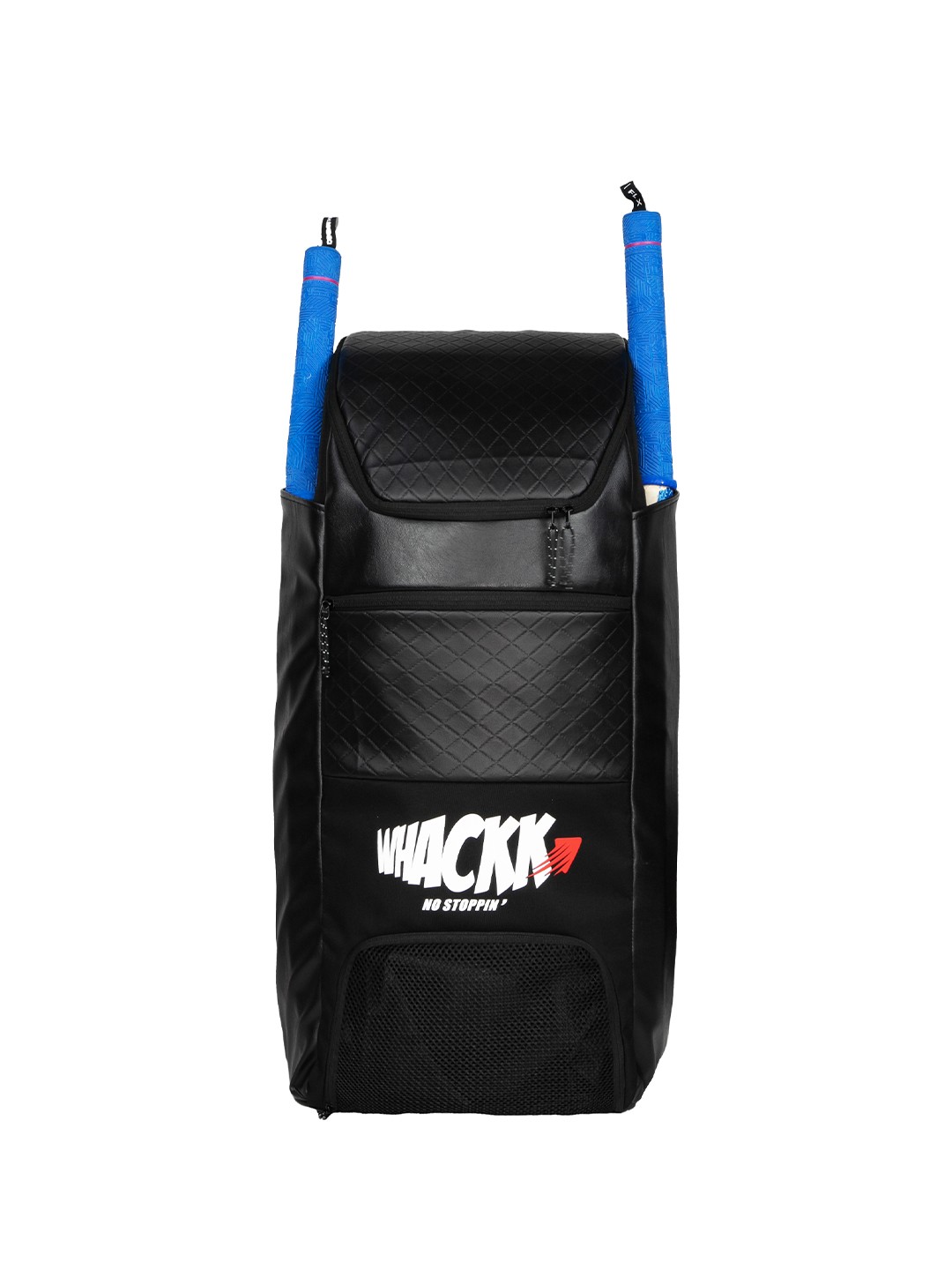 

Whackk Unisex Leather Rucksack with Shoe Pocket, Black
