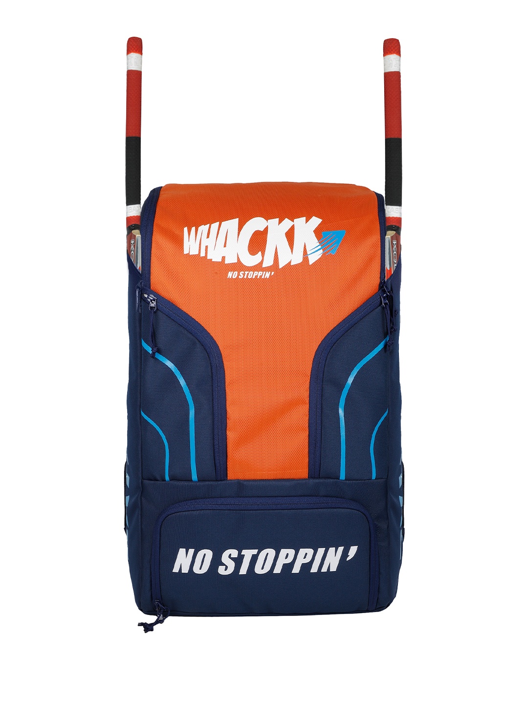

Whackk Unisex Printed Cricket Rucksack, Navy blue