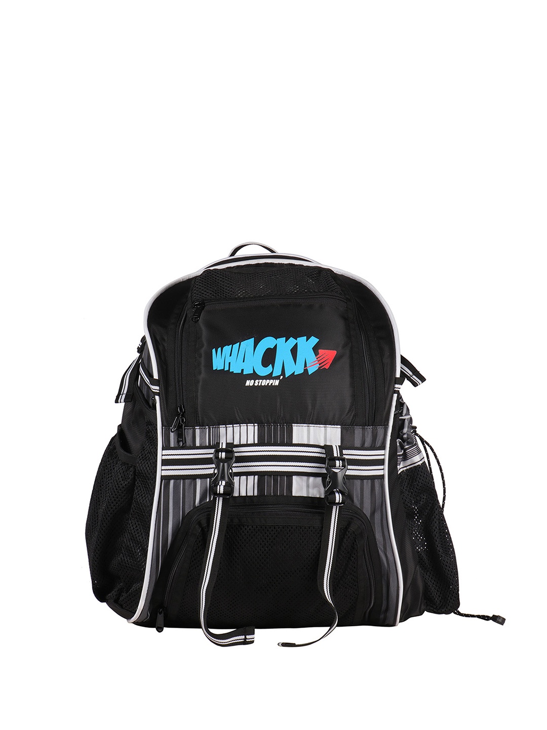 

Whackk Unisex Backpack with Ball Pocket, Black