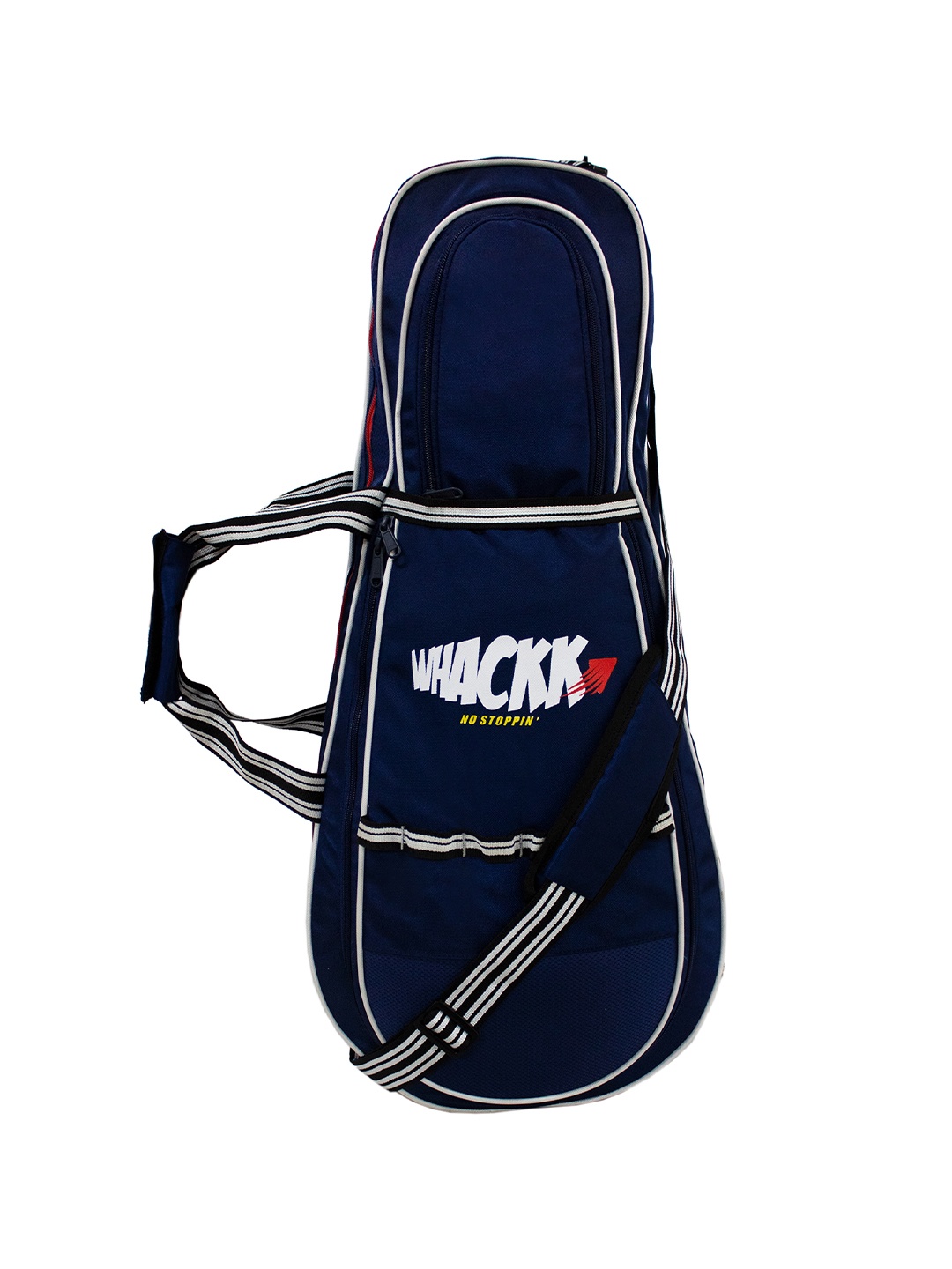 

Whackk Unisex Typography Printed Tennis Rucksack, Navy blue