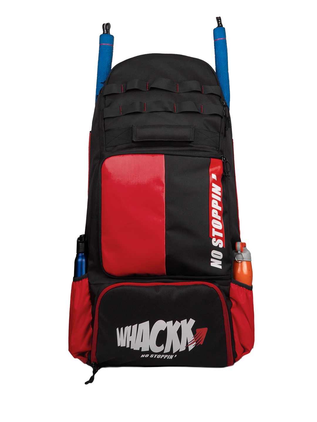 

Whackk Unisex Brand Logo Printed Ergonomic Rucksack with Shoe Pocket, Red