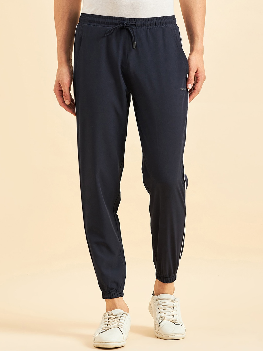 

Sweet Dreams Men Navy Blue Mid-Rise Joggers